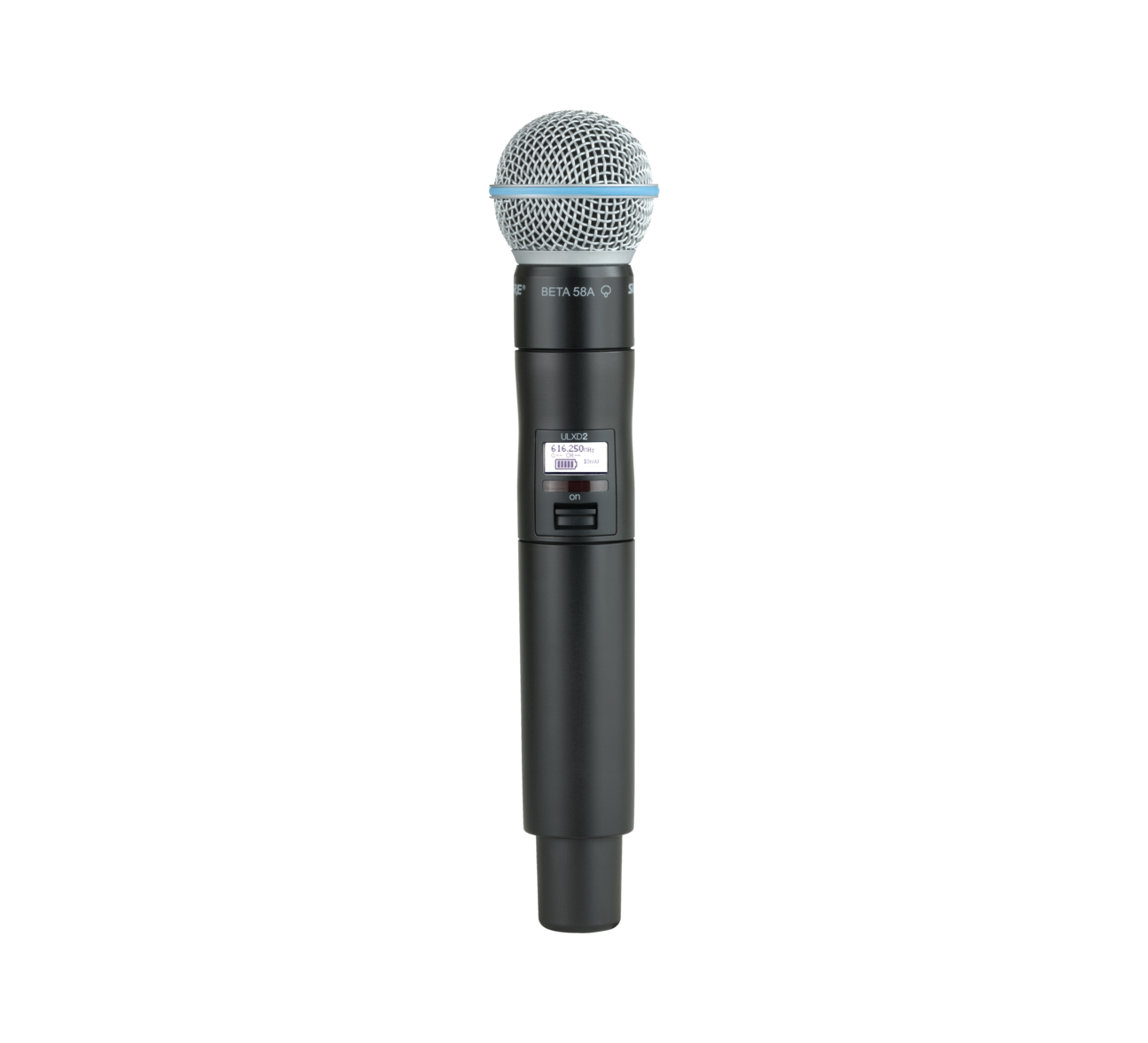 SHURE BETA 58A ULX2-JB ワイヤレスマイク ULXD2 Handheld Transmitter w/ Beta 58A Capsule | Gotham Sound