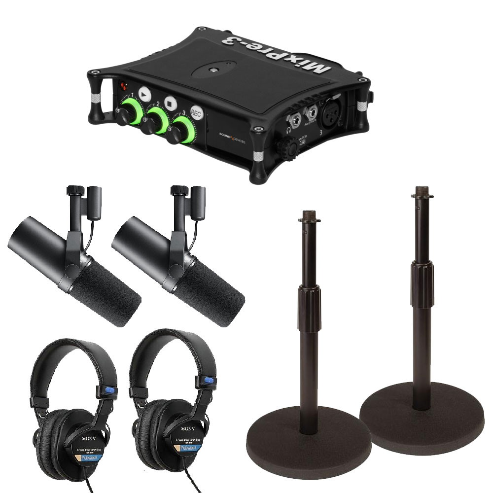 MixPre-3 II Streaming / Podcasting Recording Kit | Gotham Sound