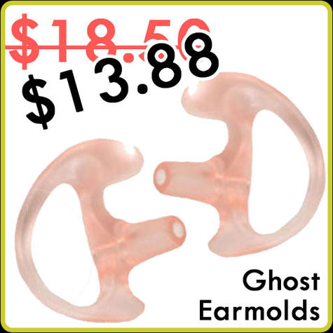 Earphone Connection Ghost Earmolds