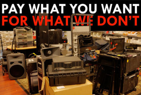 Take Our Audio Gear...Please