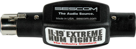 Sescom IL-19 Inline Audio Hum Eliminator