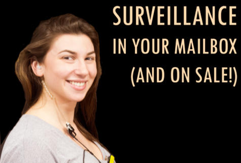 Surveillance in your Mailbox (and on sale!)