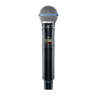 AD2 Handheld Microphone Transmitter w/ Beta 58 Capsule | Gotham Sound