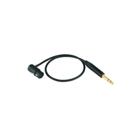 Low-Profile XLR3F Right-Angle  to 1/4  TRS Balanced Cable