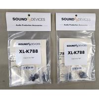Sound Devices XL-K788 Knob Kit for 788T and 788T-SSD Production Audio Recorders 2x Combo