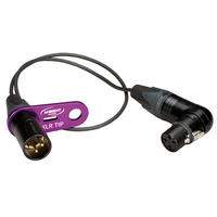 Right Angle XLR Cable with Boom Cable Interlock