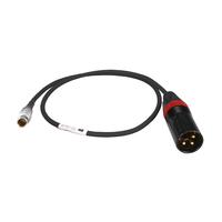 Lemo5 to XLR3M Time Code Cable