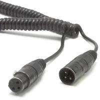 XLR3 Coiled Cable