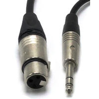 XLR3F to 1/4  TRS Cable
