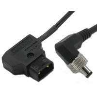 P-Tap to 2.1mm Short Locking RA Power Cable