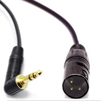 3.5mm Right-Angle to XLR3M Cable