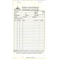 Sound Reports