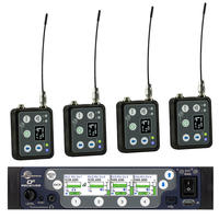 4-Channel DSQD/DSSM Half-Rack Broadcast Studio Wireless System