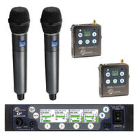 4-Channel DSQD/DBu/DHu Half-Rack Live Sound Bodypack/Handheld System
