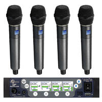 4-Channel DSQD/DHu Half-Rack Live Sound Handheld System