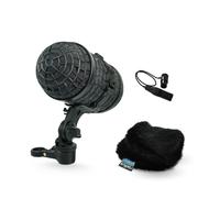 Mini-Alto Windshield Kit w/ Shock Mount, Short-Pile Fur, & XLR