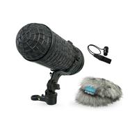 Mini-Alto Windshield Kit w/ Shock Mount, Long-Pile Fur, & XLR