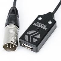 XLR4M to USB Power Cable