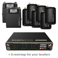 Astral Eight-Channel Digital Wireless Kit w/ Lav Rewiring
