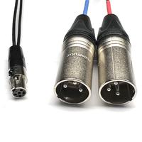 TA5F to Dual XLRM Cable
