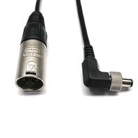 XLR4M to 2.1mm Short Locking RA Power Cable