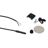 COS-11D Lavalier Microphone, Pigtailed (Red Mark)