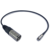 DIN 1.0/2.3 to XLR3M Time Code Output Cable