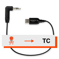 3.5mm Right-Angle to USB-C Audio Interface/Time Code Cable